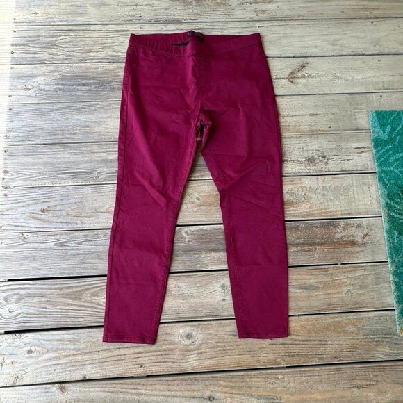 No Boundaries Pull On Skinny Stretch Pants Women Juniors XXL 19 Garnet Maroon - Picture 11 of 11